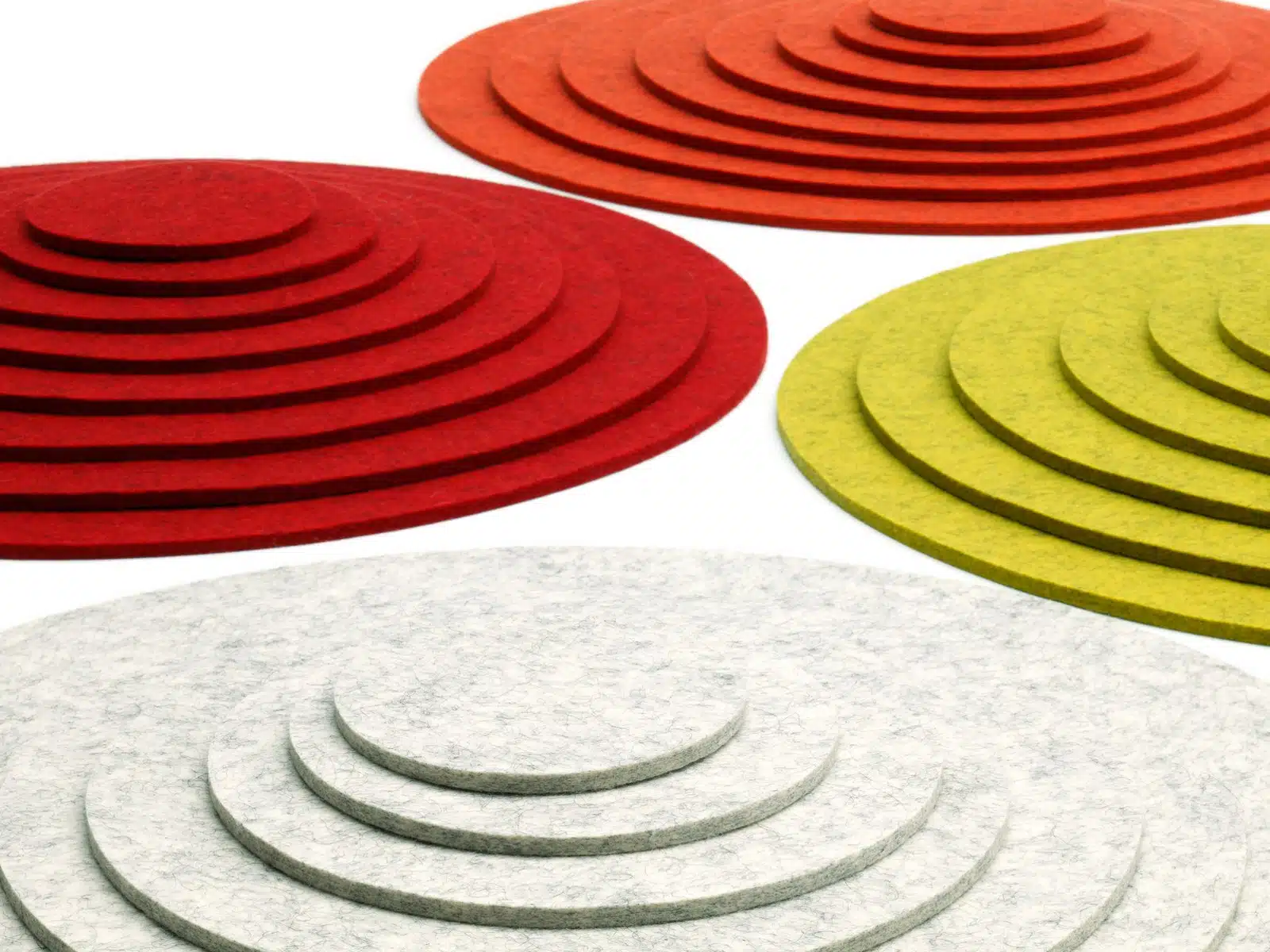 HEY-SIGN onderzetter rond 9cm klaproosrood 55