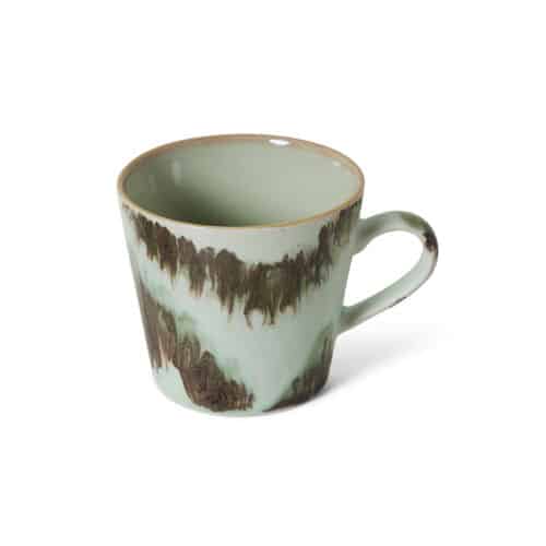 HKliving 70's Ceramics Cappuccino Mug -Tide