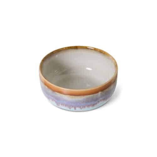 HKliving 70's ceramics dessert bowl ash