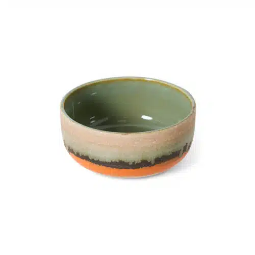 HKliving 70's ceramics dessert bowl burst