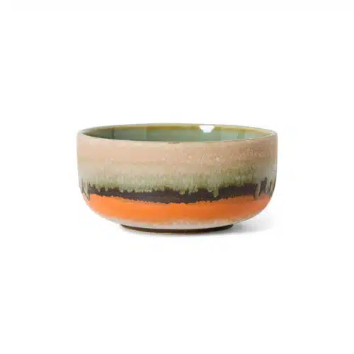 HKliving 70's ceramics dessert bowl burst