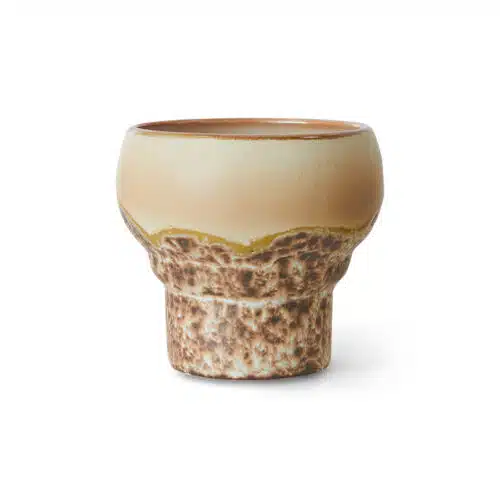 HKliving 70's lungo mug coral