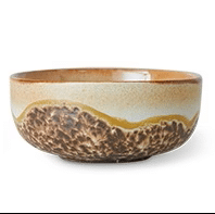 HKliving 70's Tapas schaal coral