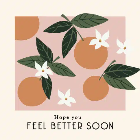 kaart Leukigheidjes Feel better soon