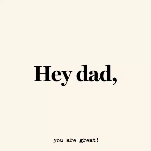 kaart Leukigheidjes Hey Dad