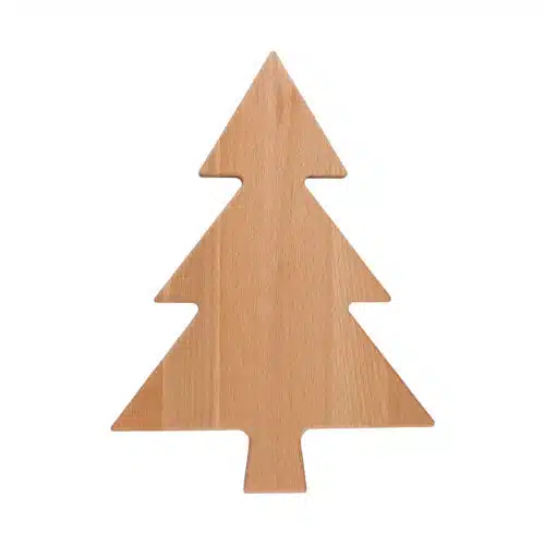 Kerstboom borrelplank 35 cm