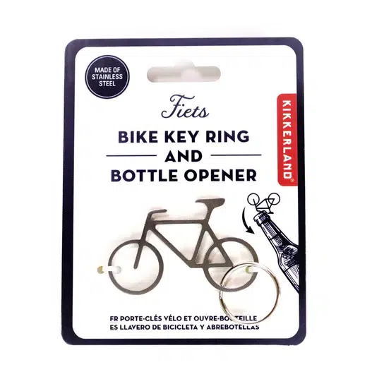 KIKKERLAND Fiets sleutelhanger en flesopener