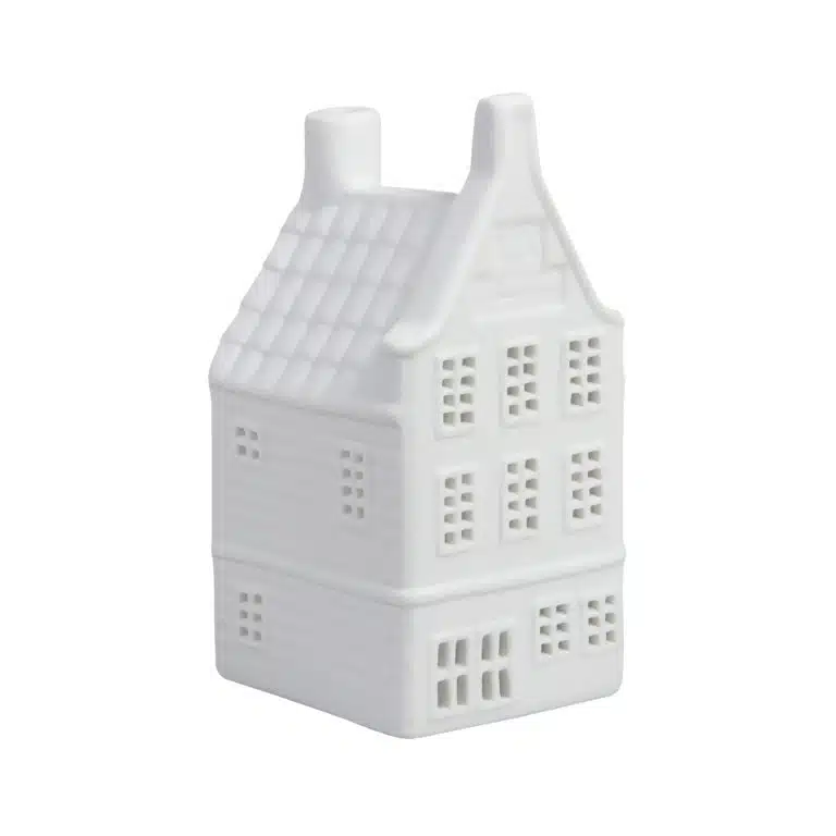 &klevering grachtenpand waxinelichthouder gevel