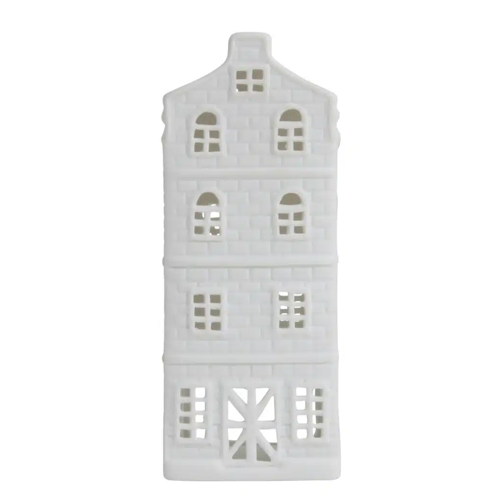 &klevering grachtenpand waxinelichthouder tuit