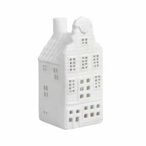 &klevering grachtenpand waxinelichthouder tulp