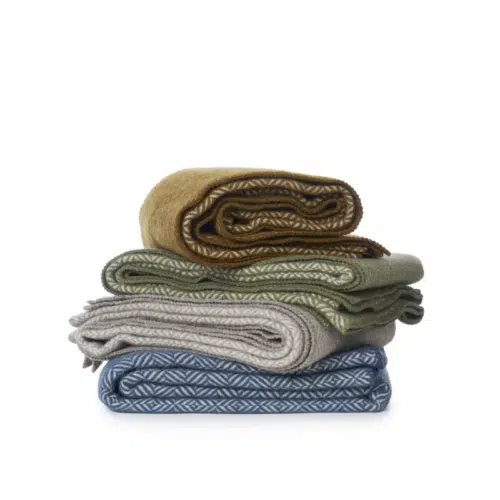 Klippan Plaid Diamonds 100% lamswool caramel