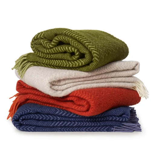 Klippan Plaid Velvet - 100% lamswool basil