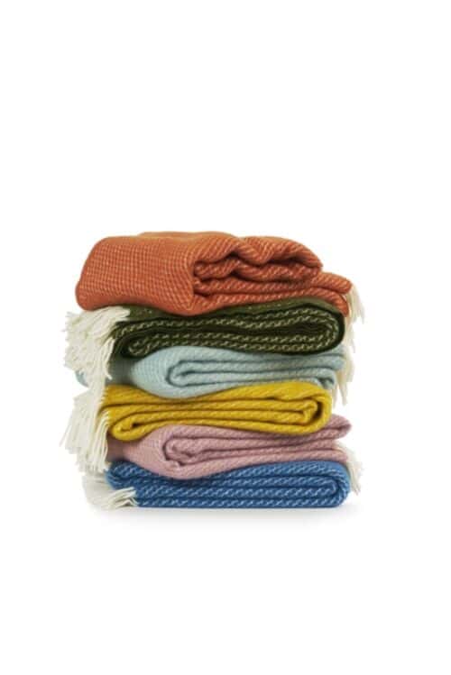 Klippan Plaid Velvet - 100% lamswool petrol