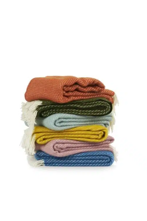 Klippan Plaid Velvet - 100% lamswool petrol