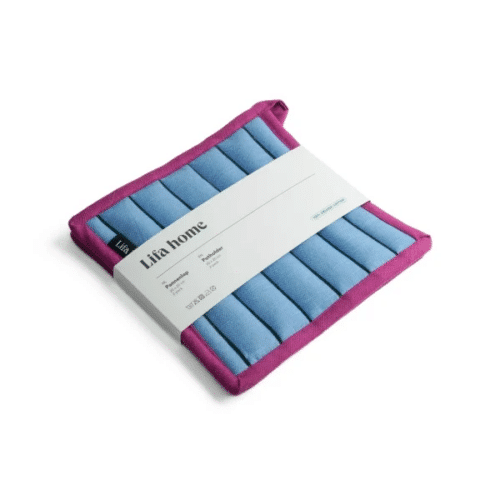 Lifa home Pannenlappen set vivid blauw/groen