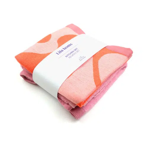 Lifa Home Theedoek en handdoek coral kiss