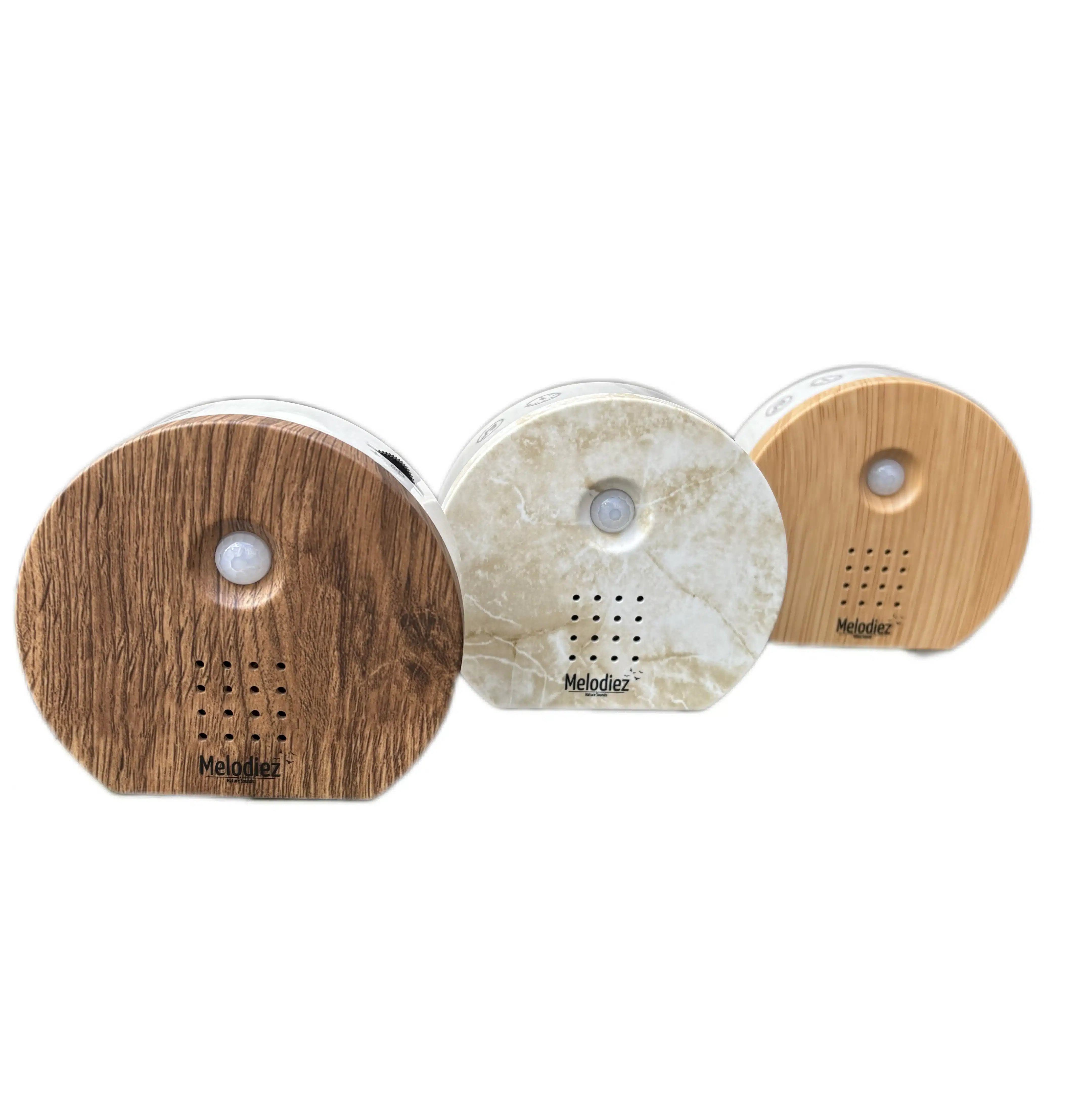 Melodiez vogelhuisje met geluid donker hout