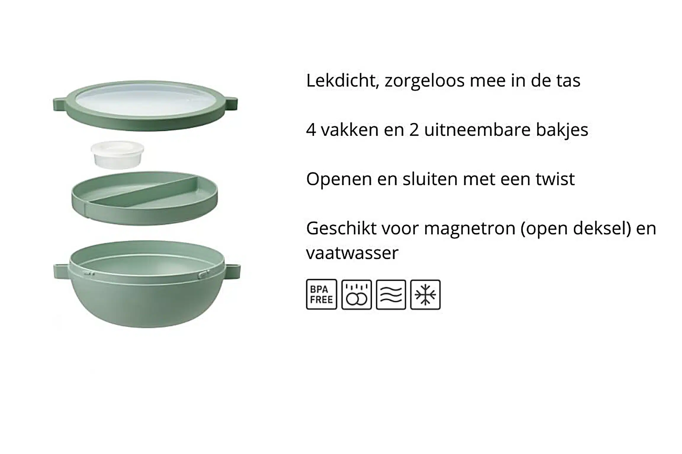 MEPAL Basic bento lunchkom vita nordic sage