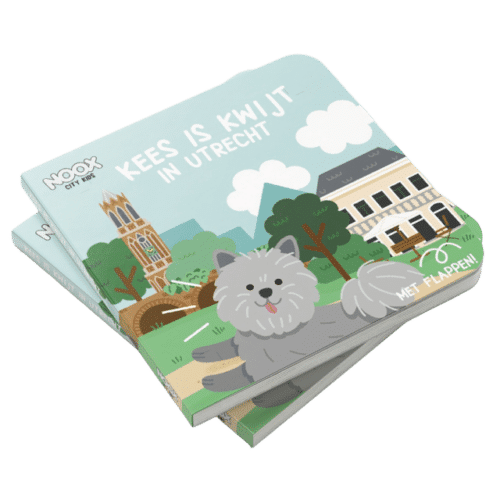 NOOX x KECK & LISA Kees is Kwijt in Utrecht boek met flappen