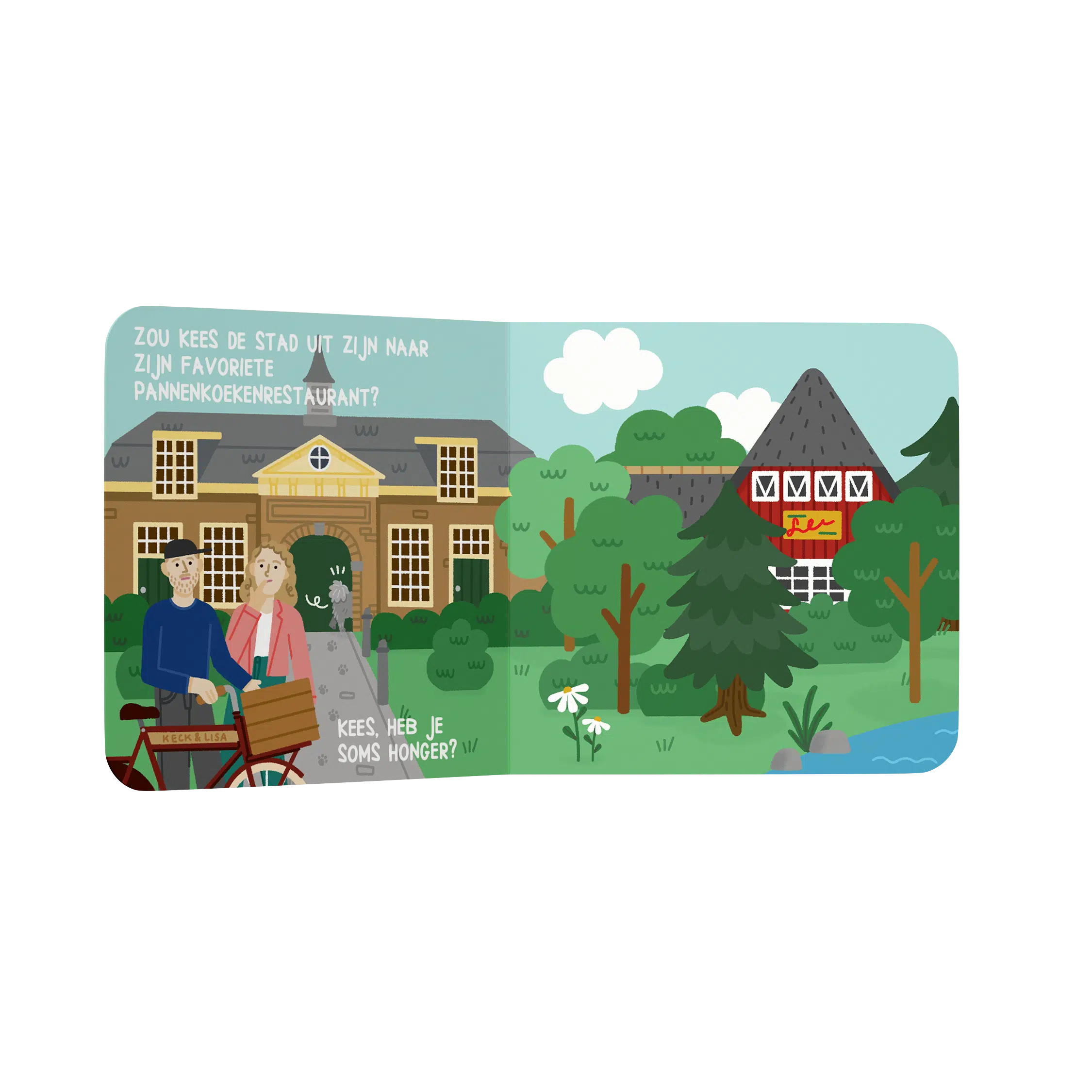 NOOX x KECK & LISA Kees is Kwijt in Utrecht boek met flappen