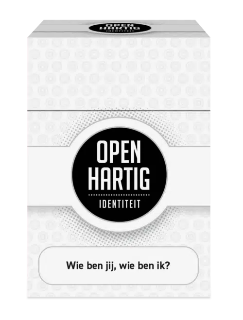 Openhartig kaartspel identiteit