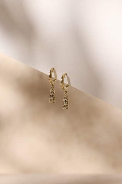 Riverstones Oorbellen de Dom Utrecht goud