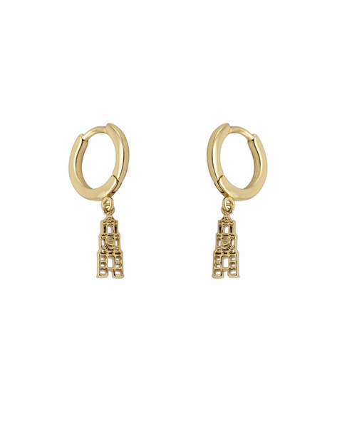 Riverstones Oorbellen de Dom Utrecht goud