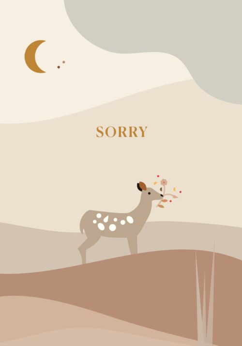 Saskia rasink kaart Sorry