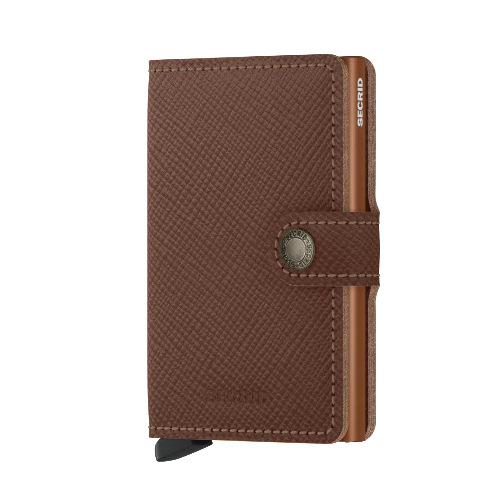 SECRID Miniwallet Saffiano caramel
