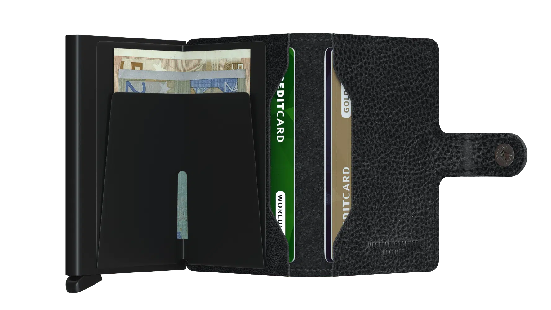 SECRID Miniwallet veg zwart
