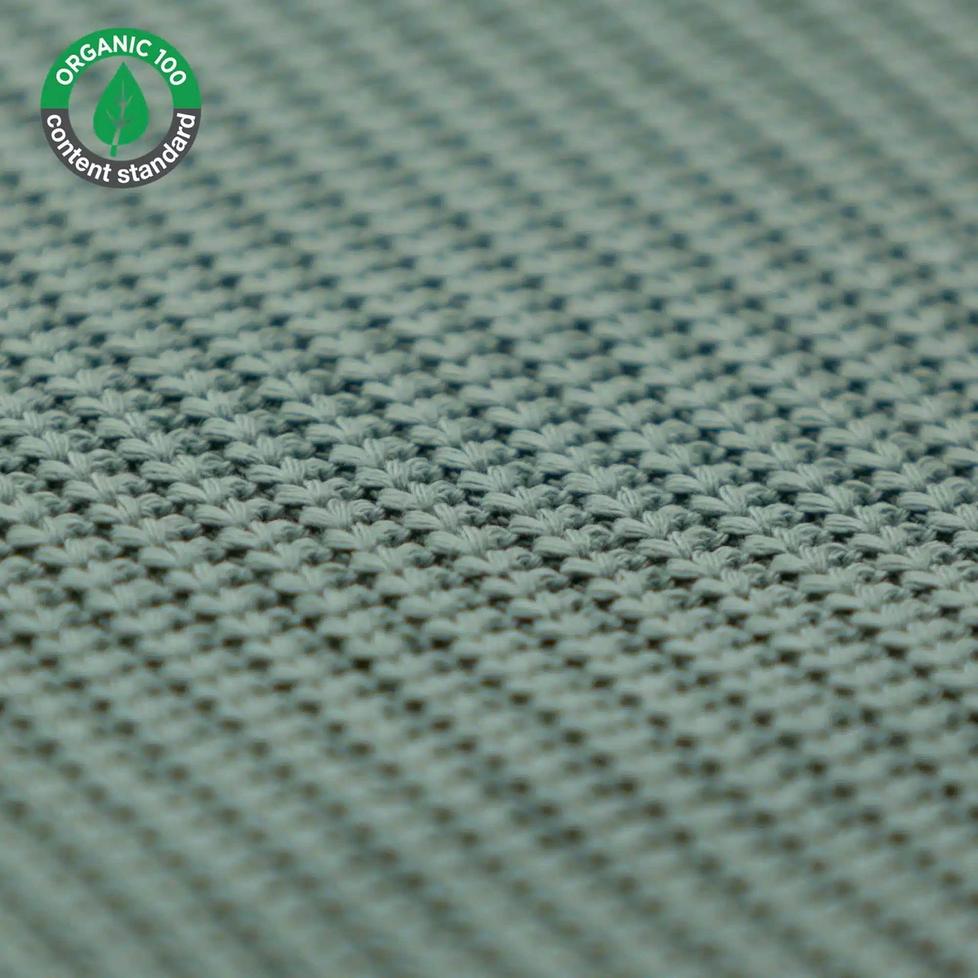 Stoov Ploov 45x45 gebreid oud groen