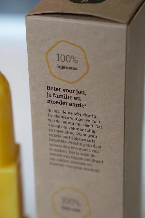 Studio Joost Gijzel Domtoren kaars 100% bijenwas