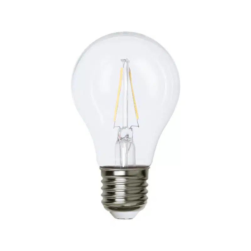 van verre kerstster E27 LED lampje