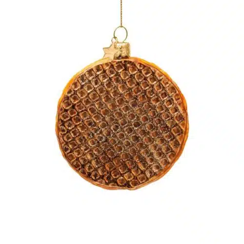 VONDELS Kerstbal stroopwafel