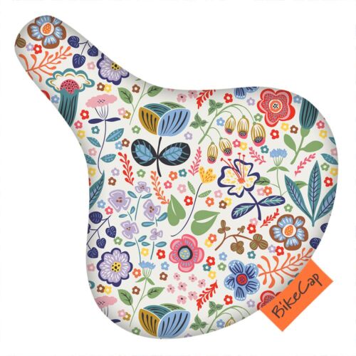 BikeCap zadelhoes parc floral white