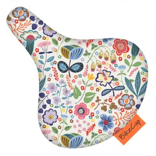 BikeCap zadelhoes parc floral white