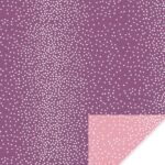 Cadeaupapier mini dots purple/pink