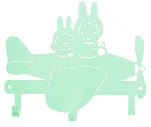 global affairs Nijntje kapstok vliegtuig mintgroen