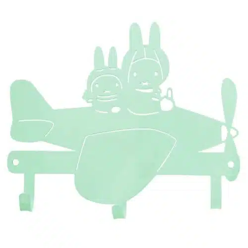 global affairs Nijntje kapstok vliegtuig mintgroen