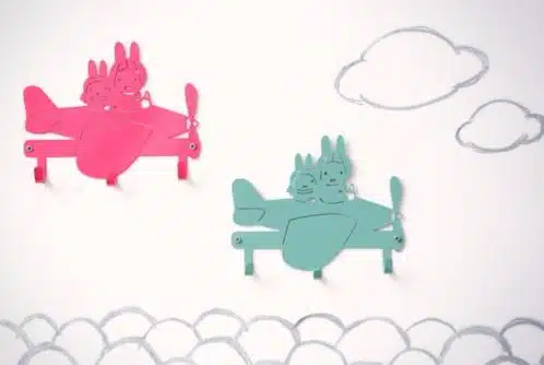 global affairs Nijntje kapstok vliegtuig zwart