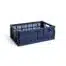HAY Colour Crate klap- en stapelkrat L donkerblauw