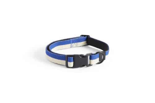 HAY Honden halsband s/m blauw-gebroken wit