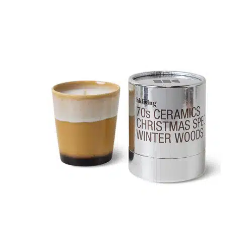 Hk living 70's ceramics: Christmas special - Winter woods geurkaas