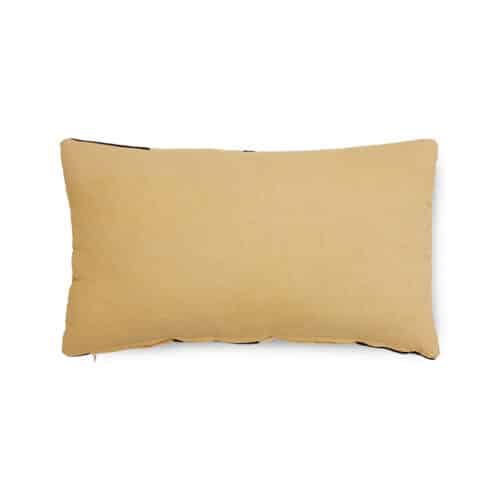 HKliving gestreepte velvet kussen Fame 60x35cm