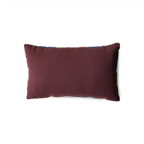 HKliving gestreepte velvet kussen Speakeasy 50x 30 cm