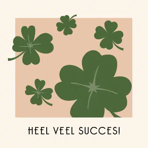 kaart Leukigheidjes Heel veel succes