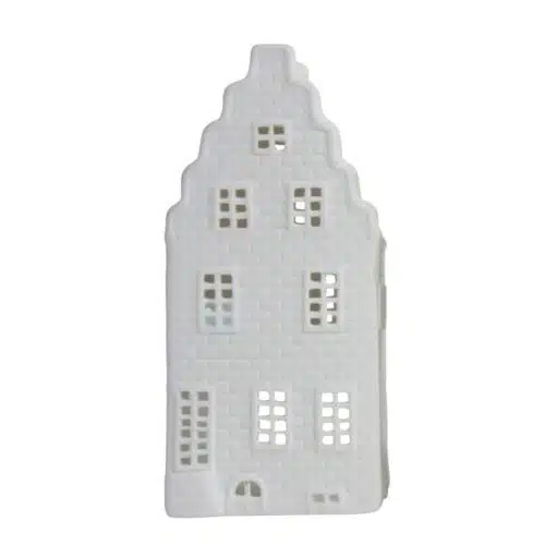 &klevering grachtenpand waxinelichthouder trap