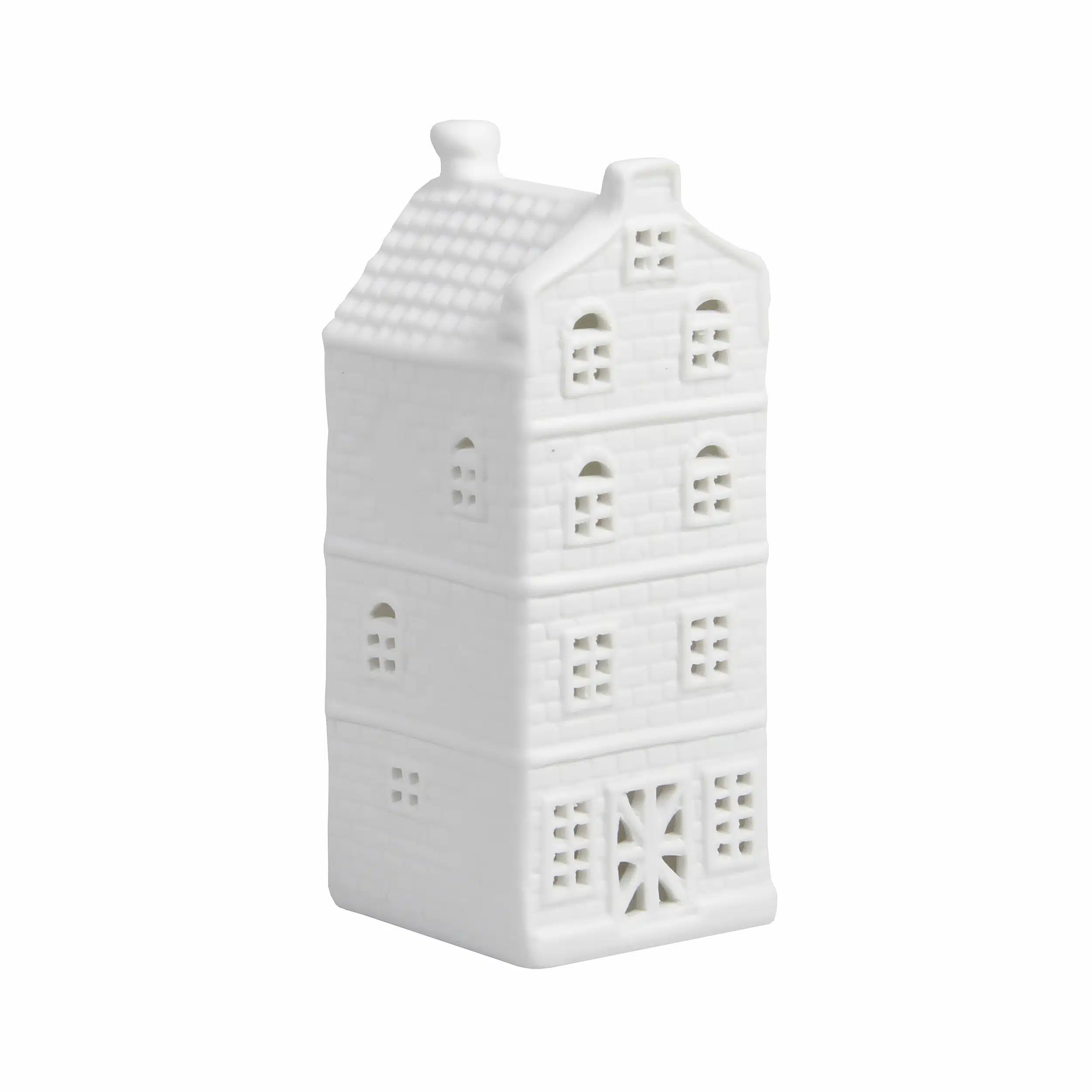 &klevering grachtenpand waxinelichthouder tuit