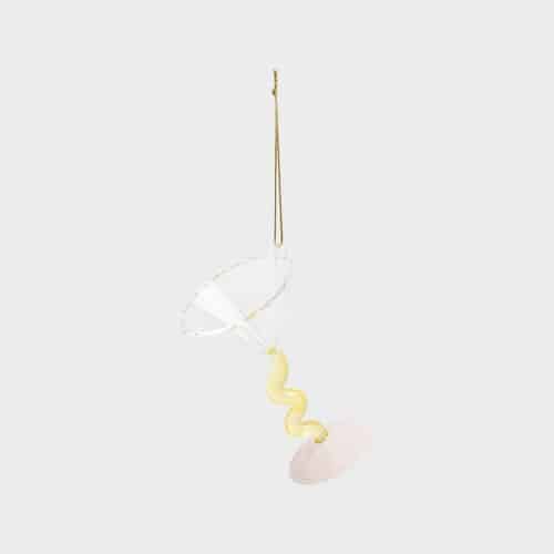 &klevering Ornament cocktail coupe geel