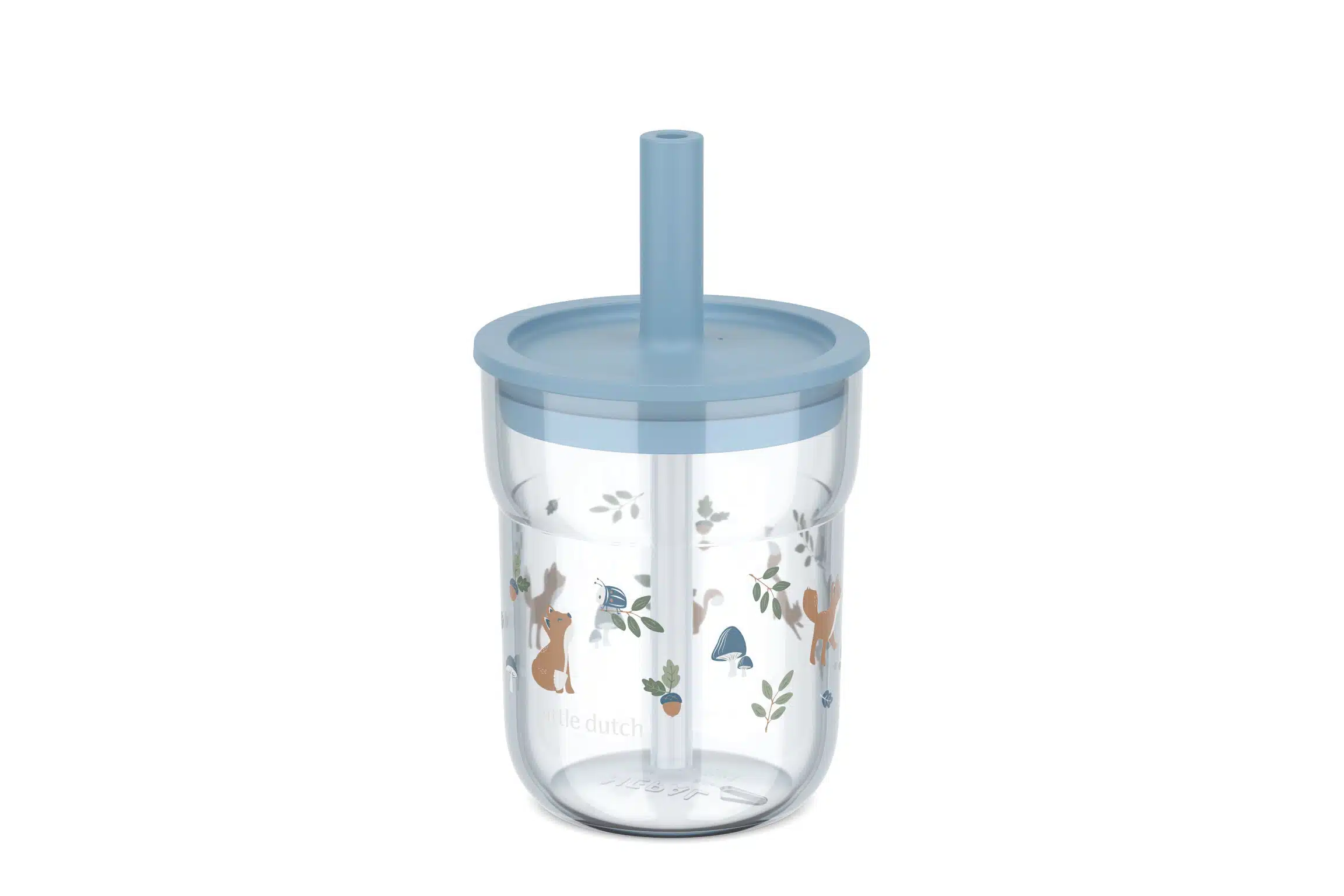 Mepal Kinderglas met rietje Mio 250ml forest friends